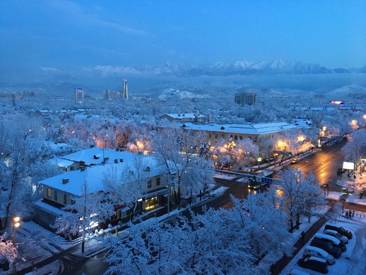 "Картина Горных Вершин" Квартира- "Mountain View" Apartment 阿拉木图 外观 照片